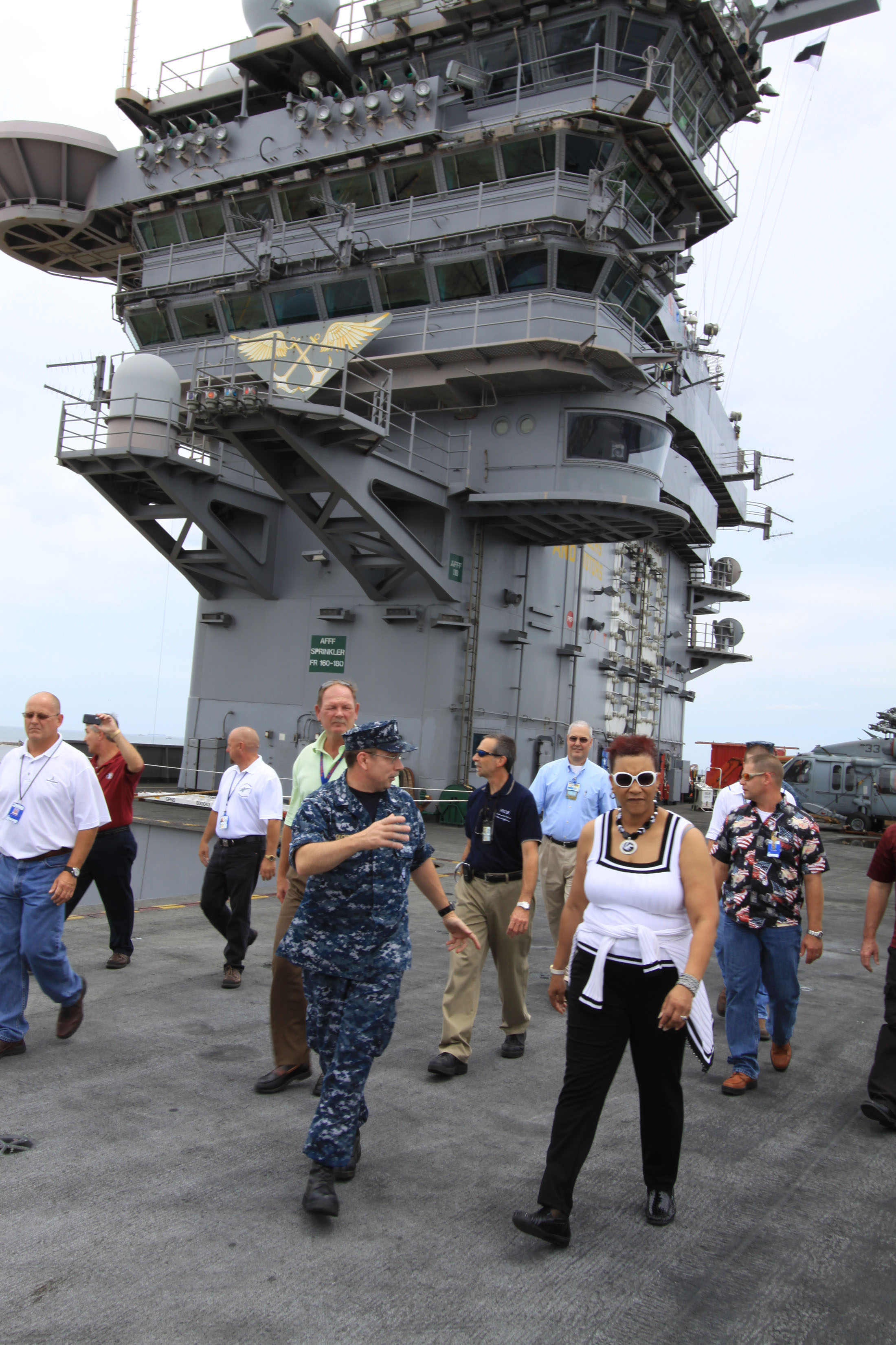 FRCSE Team Visits “IKE,” Learns Aircraft Maintenance Challenges | NAVAIR