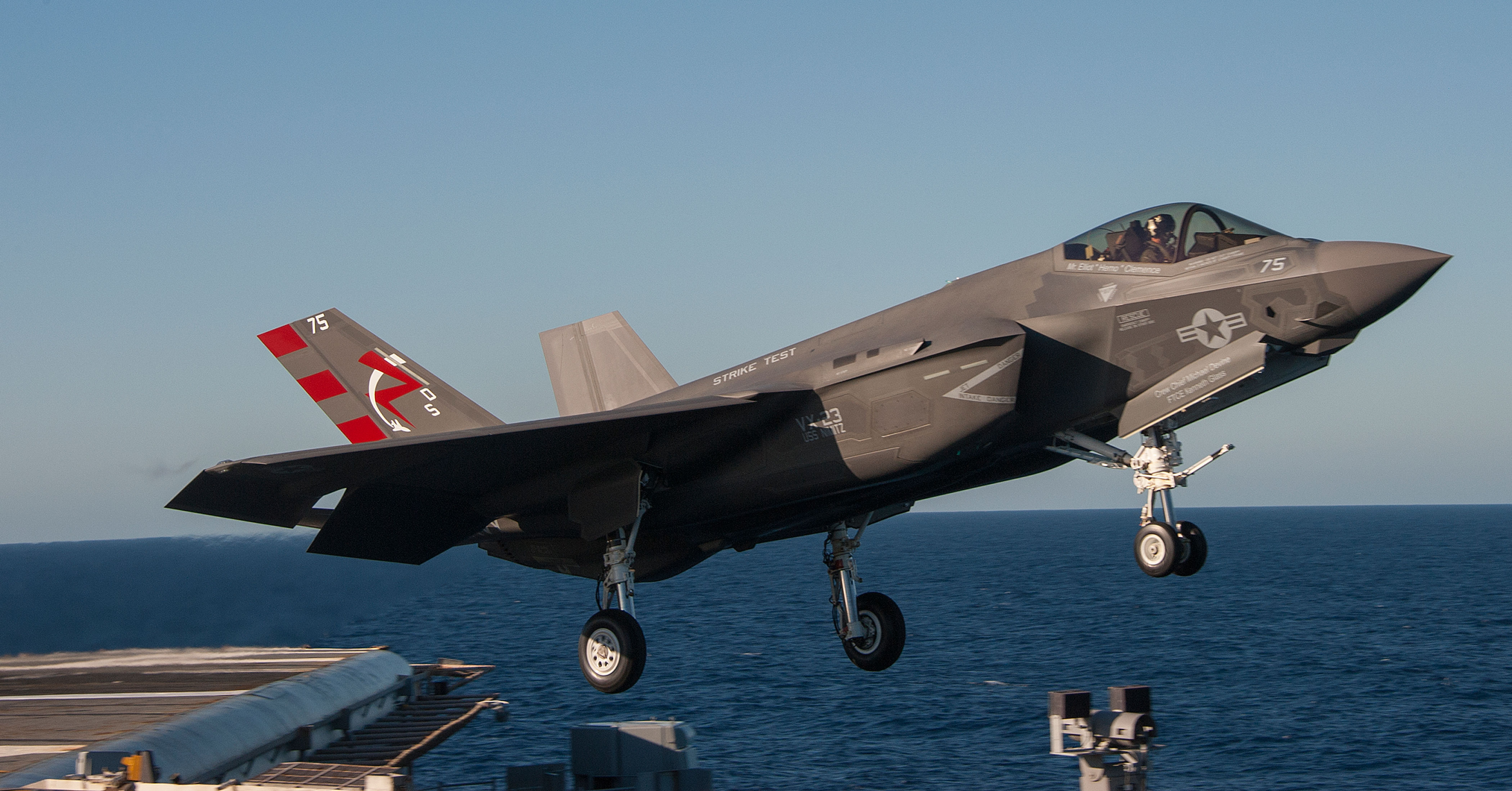 Photo Release: F-35C Lightning II completes first carrier launch | NAVAIR