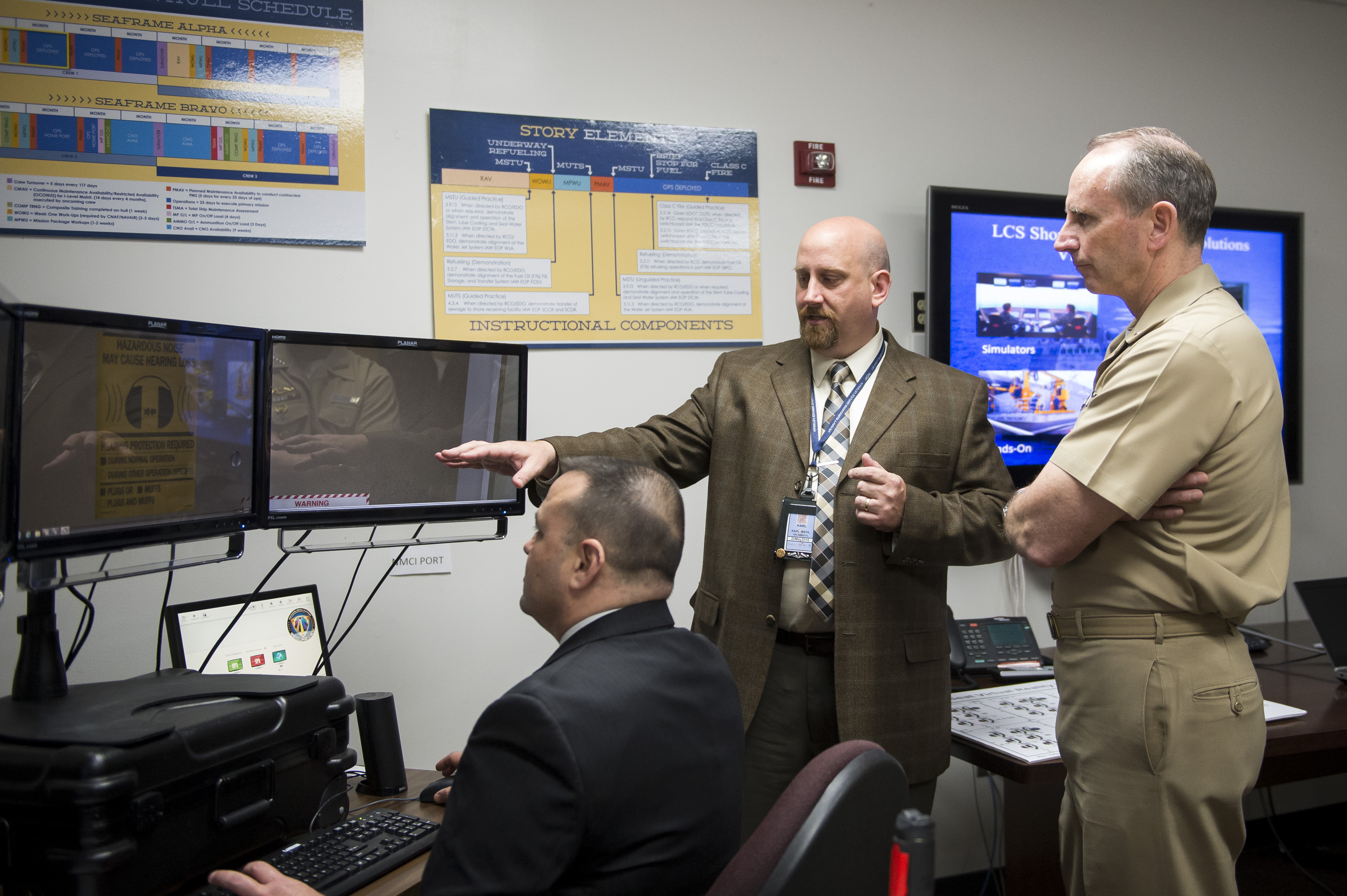 Chief of Naval Operations visits Naval Air Warfare Center Training Systems Division NAVAIR