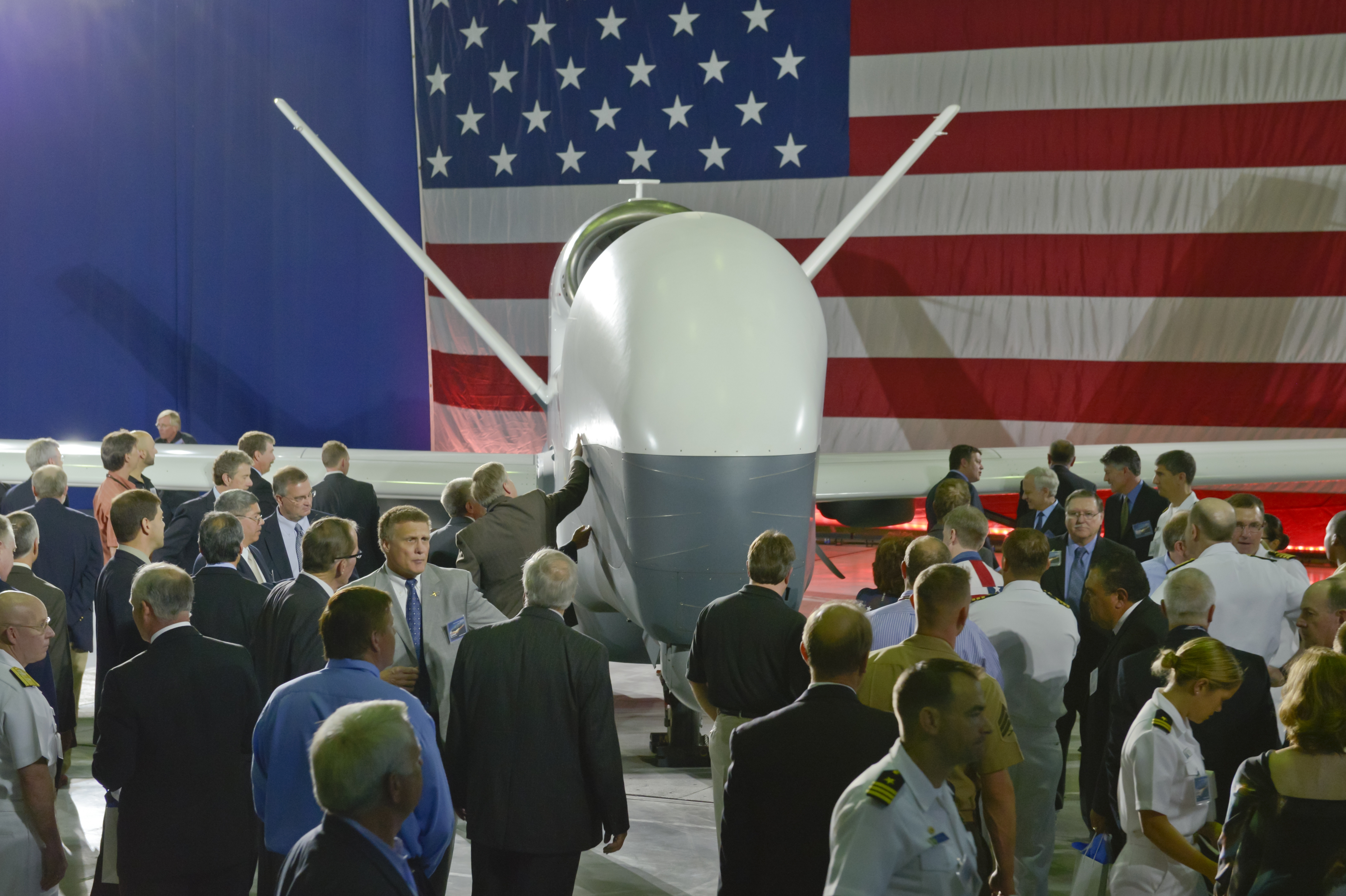 Northrop Grumman unveils U.S. Navy s MQ 4C BAMS Triton NAVAIR