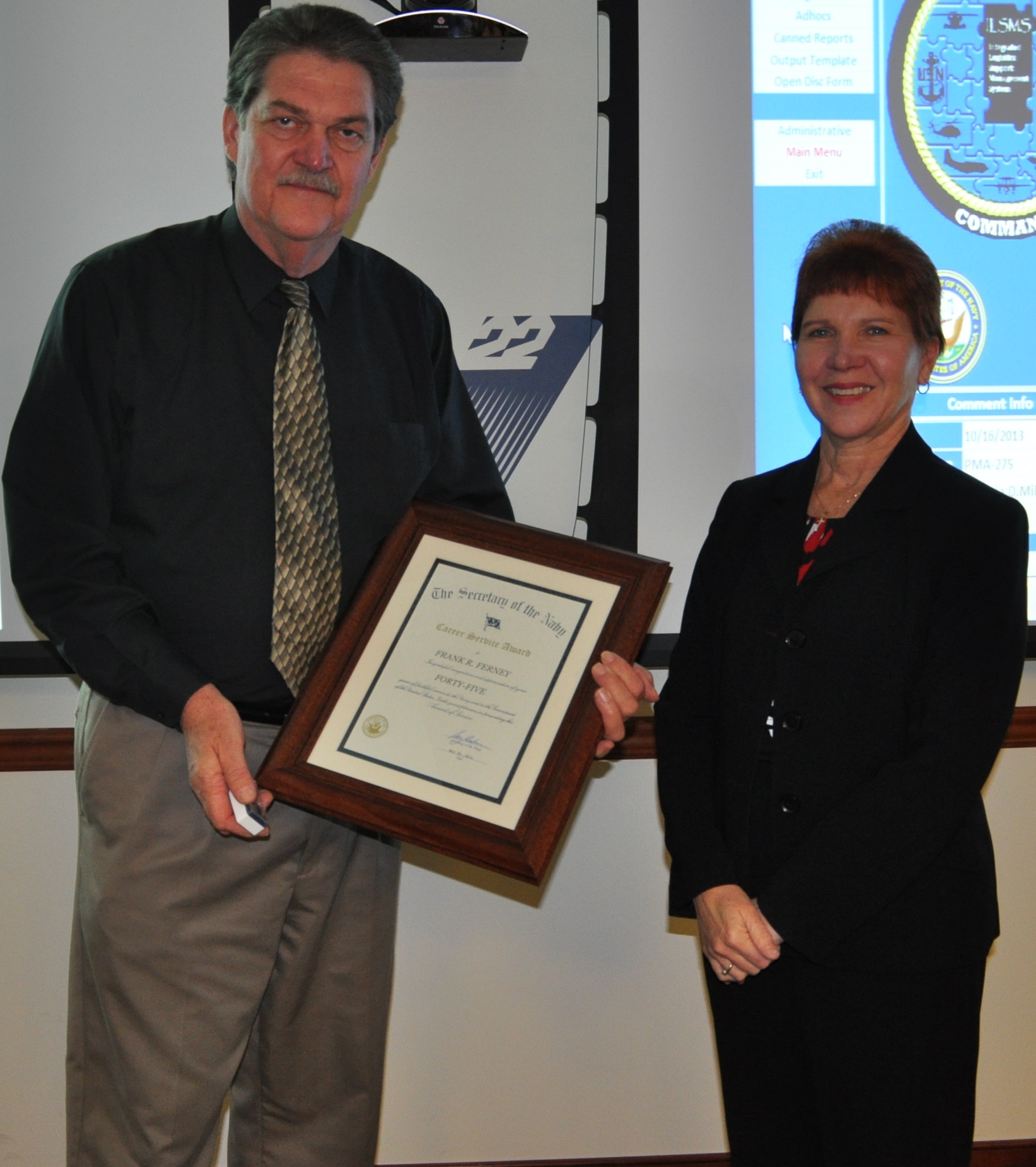 Photo Release: NAVAIR logistician celebrates 45 years of service | NAVAIR