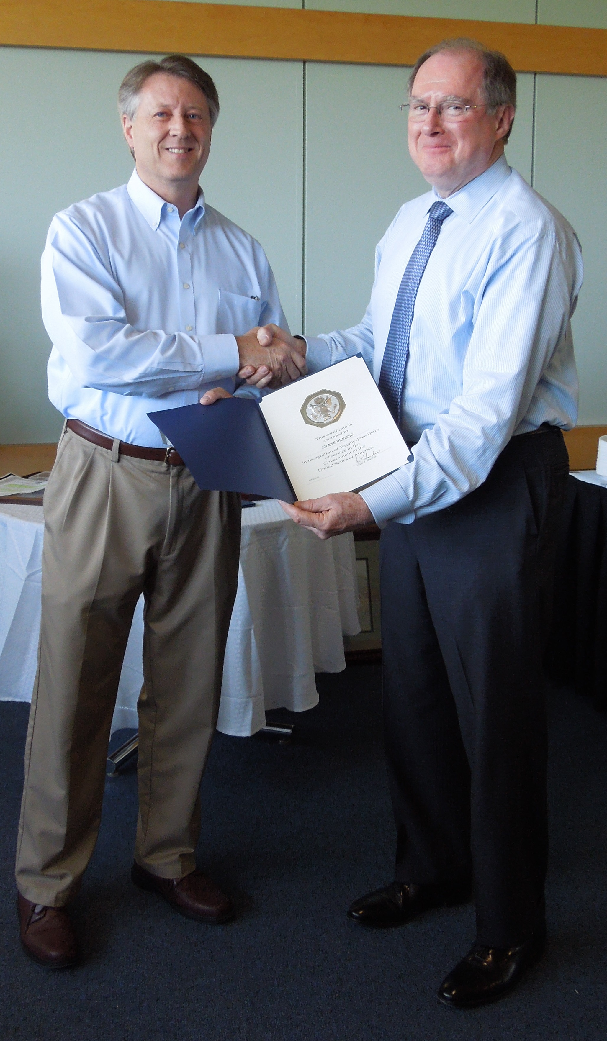 PHOTO RELEASE Program Management employees honored for length of