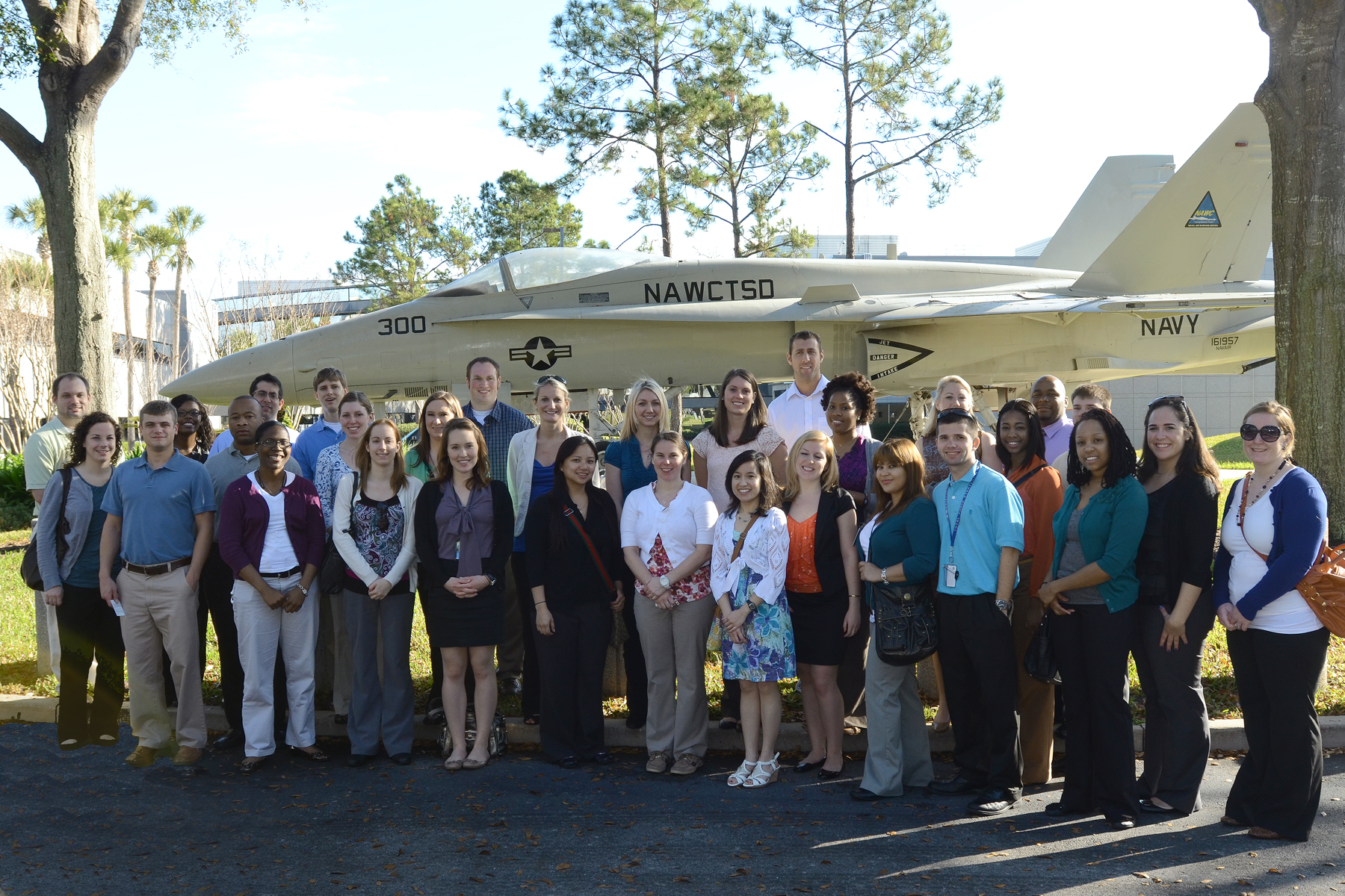 Department of the Navy Human Resources interns visit NAWCTSD NAVAIR