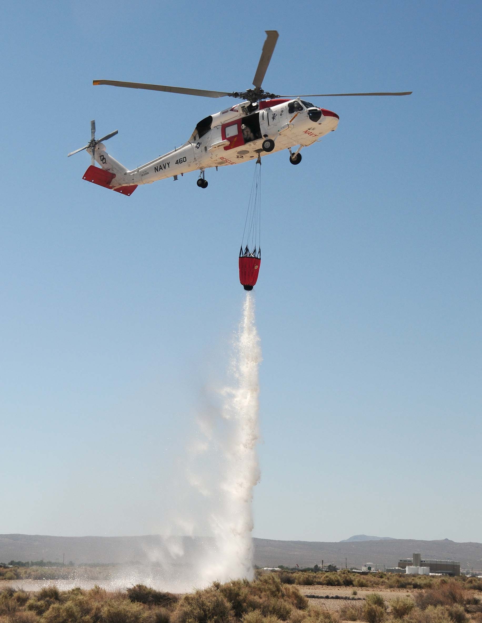VX-31 Dust Devils respond to firefighting call on China Lake's